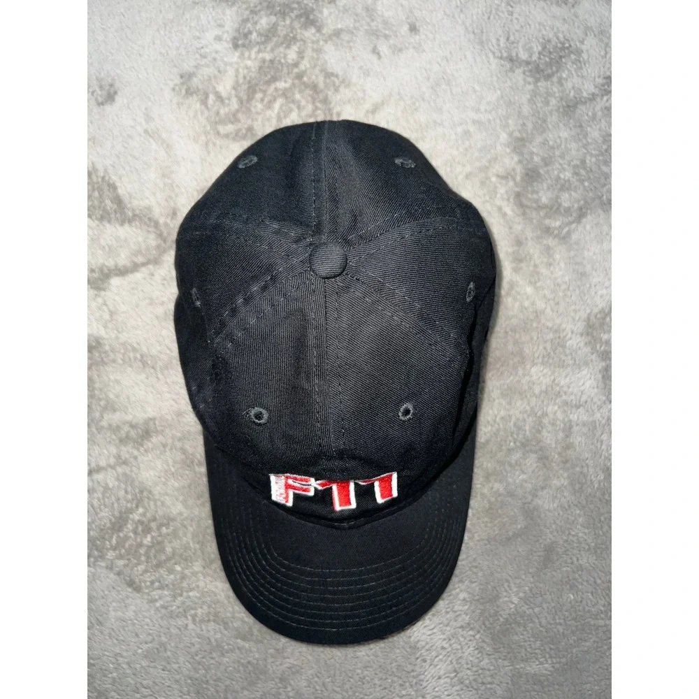 New Era 9TWENTY Formula F11 Racing Hat Mens Black Adjustable Cotton Baseball Cap